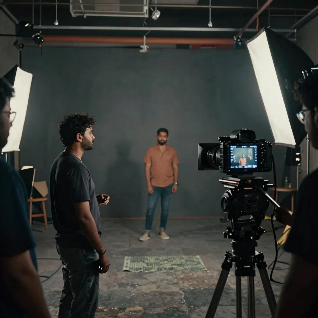 Behind-the-scenes storyboarding session for an Indian hospitality